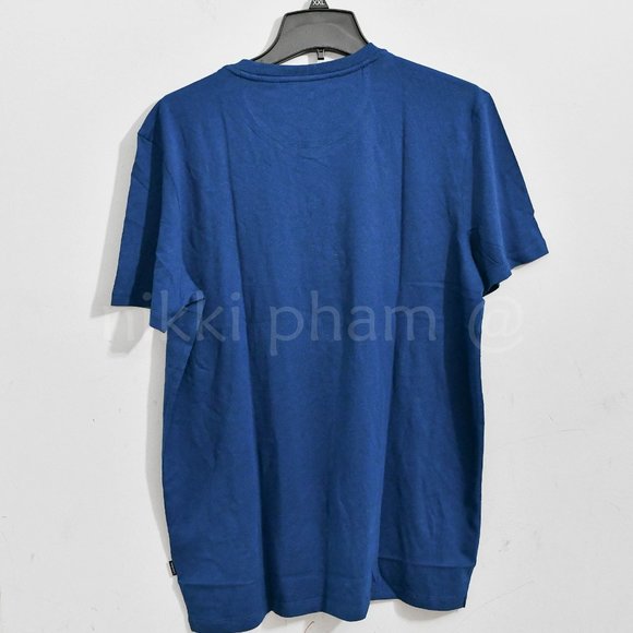 Calvin Klein Men's Cotton Crew Neck Breathable Liquid Touch T-shirt IN BLUE - Picture 3 of 4